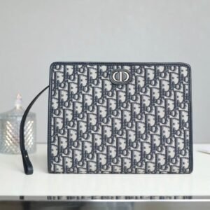 BOOK TOTE 26 IN BLACK OBLIQUE JACQUARD