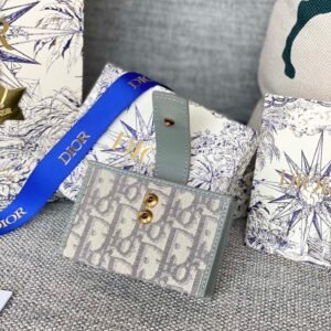 MONTAIGNE WALLET 11 IN OSLO GREY MONOGRAM OBLIQUE JACQUARD