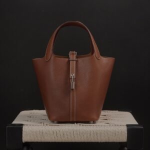 Hermès Picotin 18 34 FAuve Barenia Fauboury PHW